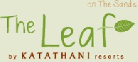 La feuille sur le sable par Katathani